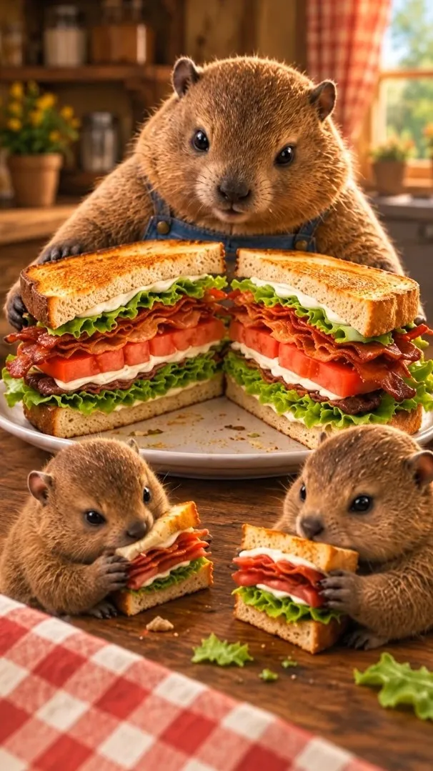 Chef Chubbs presenting BLT