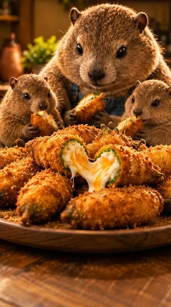 Chef Chubbs presenting Jalapeño Poppers