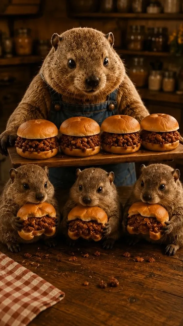 Chef Chubbs presenting Sloppy Joes